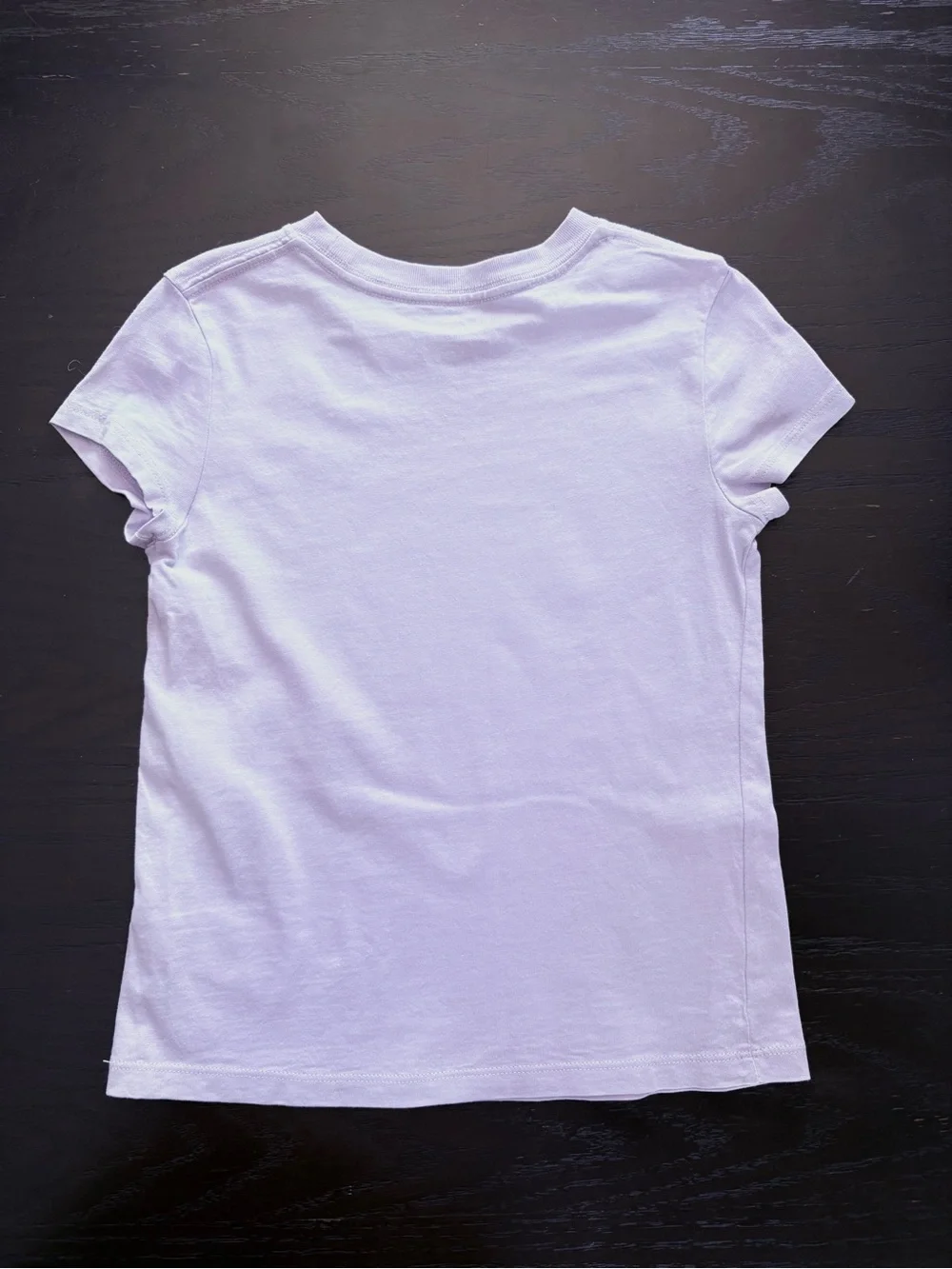 Ralph Lauren Girls Light Lavender Short Sleeve Crewneck Polo Tee
